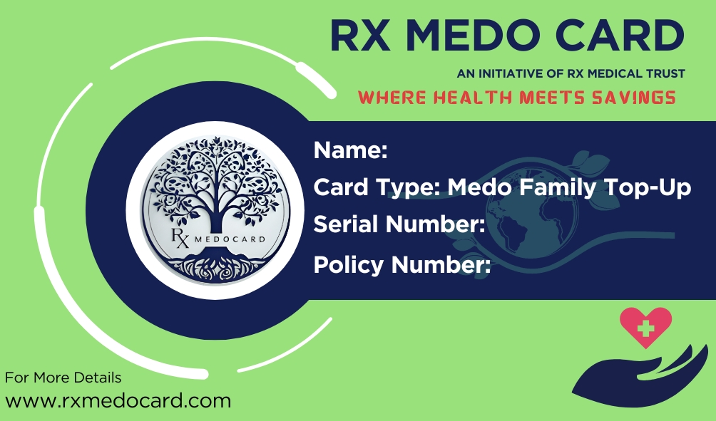 Rx Medo Family Top Up Card Front